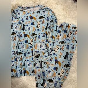 Kids Bamboo Dog Hanukkah Pajamas